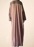 شرشف صلاة باتيك لف مفتوح موف و دستي بنك وردي