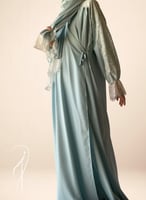 شرشف مرد لف سماوي باستيل دانتيل طرحة منفصلة