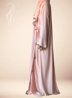 شرشف صلاة لف وردي كروشيه يدوي الطرحة مثبتة