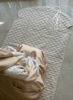 152001 شرشف صلاة بيج دانتيل سحاب و الطرحة مثبتة