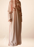 شرشف صلاة لف وردي على خربزي كروشيه يدوي الطرحة مثب...