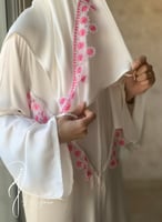 شرشف صلاة سستة أبيض مع أويا فوشي