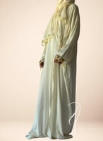 شرشف صلاة اويا لف طرحة متصلة سكري وردي اصفر