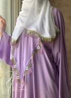 شرشف صلاة سستة موف فاتح كروشيه اويا يدوي واويا طرح...