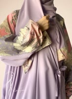 شرشف صلاة باتيك لف مفتوح موف لفندر باستيل وبنك