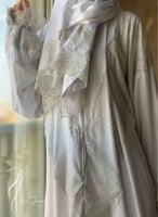 شرشف سستة قطن ستان دانتيل الطرحة مثبتة (حبة واحدة)