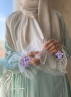 شرشف مرد لف تفني منقط باستيل دانتيل طرحة بيج منفصل...