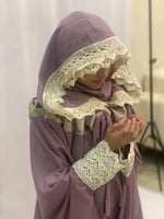 شرشف صلاة بنفسجي مع قيطان فاخر