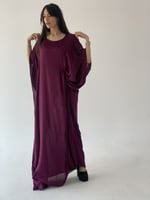 جلابية تلبس باكثر من طريقة طوبي حرير