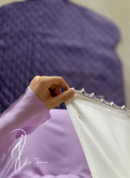 شرشف صلاة سحاب موف كروشيه يدوي