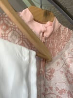 شرشف صلاة باتيك سستة وردي طرحة منفصلة