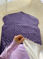 شرشف صلاة سحاب موف كروشيه يدوي