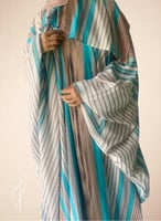 شرشف صلاة سستة بارد بوال مخطط واسع طرحة منفصلة