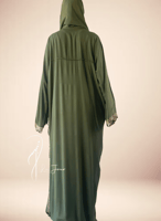 شرشف صلاة لف سكري وزيتي من الجنب يجهز خلال اسبوعين