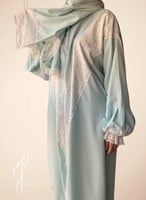 شرشف صلاة سستة دانتيل سماوي