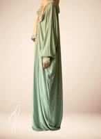 شرشف صلاة باتيك سستة تفني باستيل اخضر