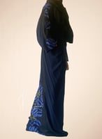 شرشف صلاة سحاب طرحة منفصلة ازرق