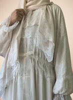 شرشف صلاة سستة دانتيل بيج