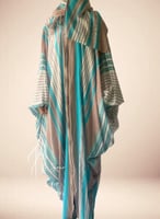 شرشف صلاة سستة بارد بوال مخطط واسع طرحة منفصلة