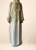 شرشف صلاة دانتيل ابيض سحاب