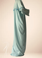 شرشف صلاة لف ازرق مزين بالكروشبه الفاخر