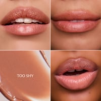 Too Shy - sheer nude peach