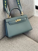 كيلي أخضر هاردوير ذهبي - 2 Strap