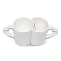 كوب العشاق - أبيض