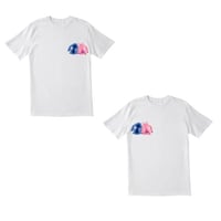 تيشيرت قطعتين أبيض طباعه سبلميشن