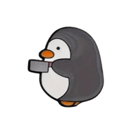 بطريق مع ساطور