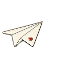 رسالة تحمل قلب