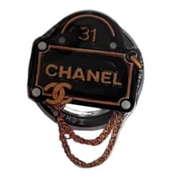 Chanel black chain bag Grip
