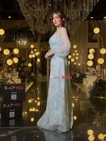 فستان سهرة 7205 إطلالة ملكية ساحرة بلون سماوي راقٍ...