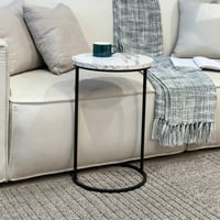 طقم طاولات بيضاوي سطح خشب شكل سيراميك مع 4 خدمة