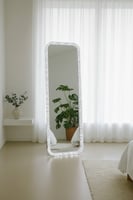 مرآة أرضية مودرن بإضاءة LED محيطية