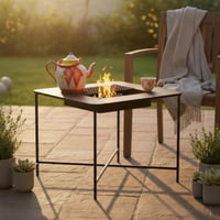 منقل شوي مربع حديد اسود *winter (TL)