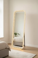 مرآة أرضية مودرن بإضاءة LED محيطية مقاس اكبر