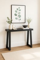 مدخل مودرن خشب اسود بتصميم أنيق وعملي