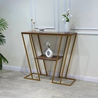 كنسول مدخل بتصميم حديث – فخامة وعملية في آن واحد