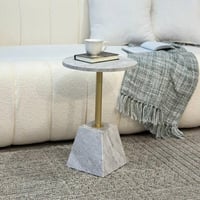 طاولة خدمة دائري بديل رخام