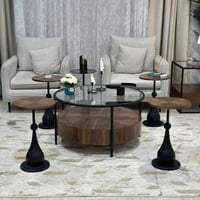 طقم طاولات قشرة جوز الهند 5 قطع(TL)