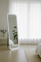 مرآة أرضية مودرن بإضاءة LED محيطية