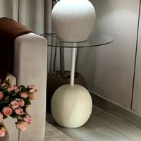 بكج مجموعة طاولات رخام أبيض خشن مكون من 8 قطع