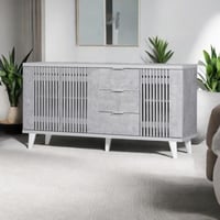 طاولة بوفيه لون رمادي