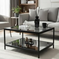 طاولة دورين مربع زجاج