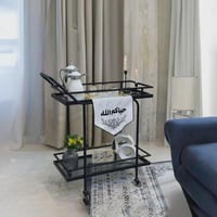 عربية تقديم 2 دور زجاج أسود