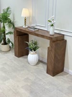 كونسول مدخل بقشرة الجوز – فخامة فاخرة!