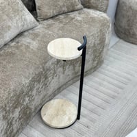 طاولة خدمة سطح رخام