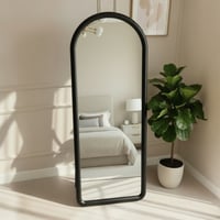 مرايا مودرن بـ لون اسود طابع حديث