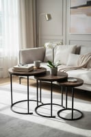 طقم طاولات متداخله بستايل مودرن